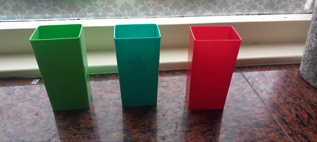 Gratis handige Drinkpakjes Houders - Voorkomt Knoeien, Ophalen of Verzenden, Gebruikt