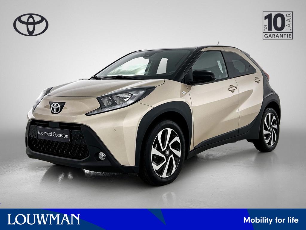 Toyota Aygo X 1.0 VVT-i S-CVT Pulse Bi-Tone |1e Eigenaar | K, Auto's, 12 maanden, Stof, Zwart, 4 stoelen