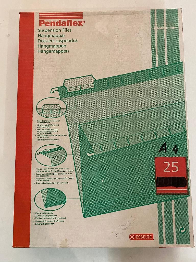 25 folio hangmappen, Diversen, Niet bekend, Niet bekend, Nieuw, Ophalen of Verzenden