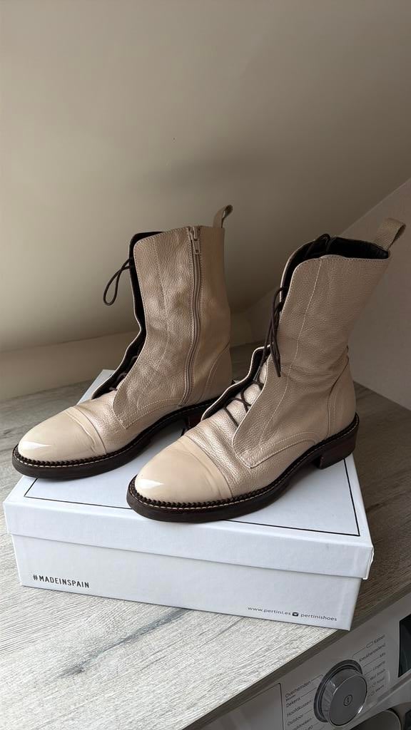 Pertini veterboot 38, Kleding | Dames, Schoenen, Ophalen of Verzenden, Zo goed als nieuw, Beige