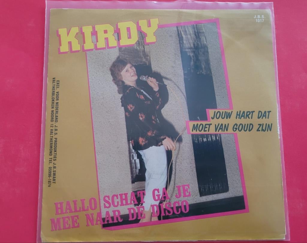 Kirdy - Hallo schat ga je mee naar de disco - Jouw hart ..., Ophalen, Zo goed als nieuw, Overige formaten, Levenslied of Smartlap