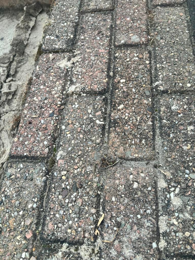 Terras Klinkers 450 stuks, Tuin en Terras, Tegels en Klinkers, Ophalen, Gebruikt, Beton, Klinkers