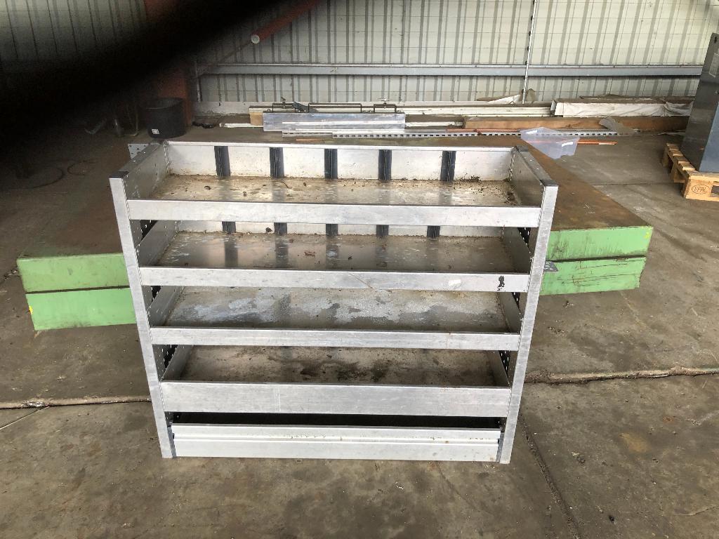 Aluca schappen kast bedrijfswagen inrichting bus, Ophalen, Gebruikt