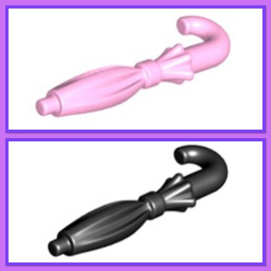 lego paraplu zwart (2) of roze (3), Ophalen of Verzenden, Nieuw, Losse stenen, Lego