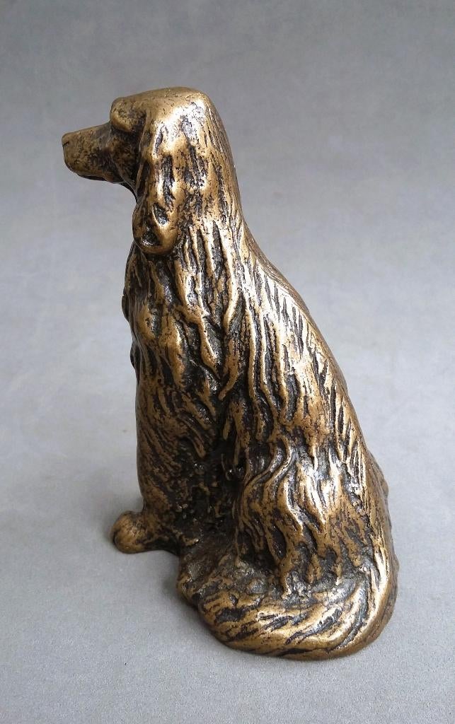 Jare60-70 Brons Bronzen Beeld Jachthond Engelse Pointer Hond, Ophalen of Verzenden, Brons