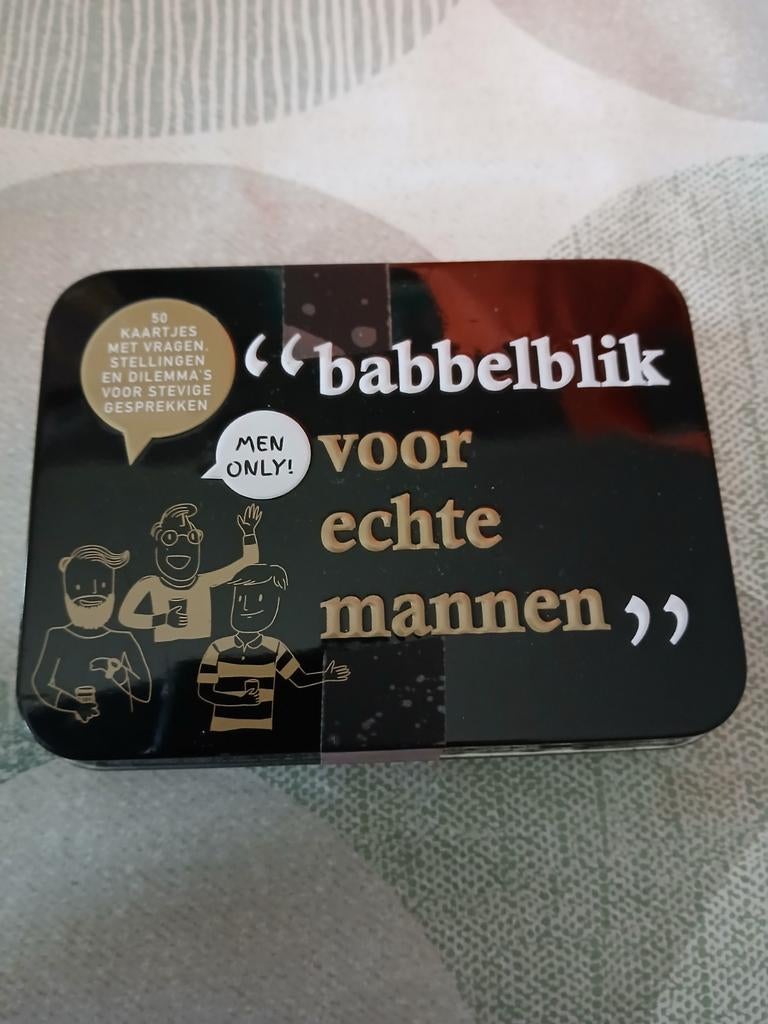 Babbelblik voor echte mannen - HEMA, Vijf spelers of meer, Ophalen, Zo goed als nieuw, HEMA