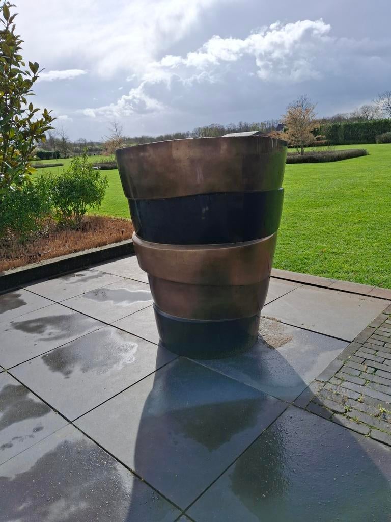 Grote luxe bloempot. Voor buiten en binnen, Tuin en Terras, Bloempotten, Ophalen, Kunststof, 40 cm of meer, Rond