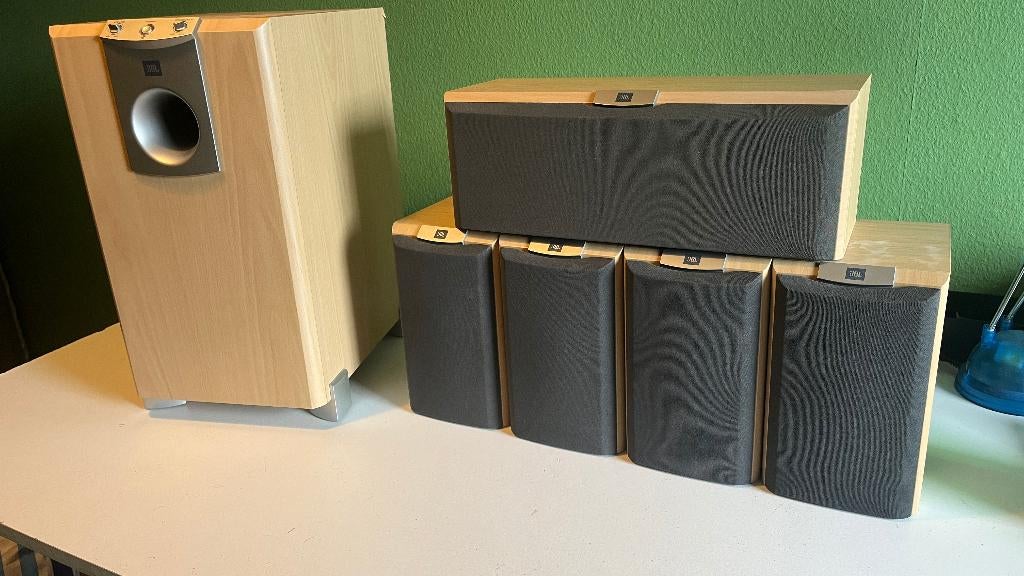 JBL SCS 178 Speaker set 5.1, Gebruikt, 70 watt of meer, 5.1-systeem, Overige spelers