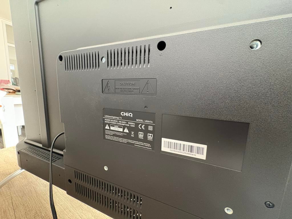 ChiQ LED TV U50H7A 50inch, 100 cm of meer, 4k (UHD), Smart TV, Ophalen