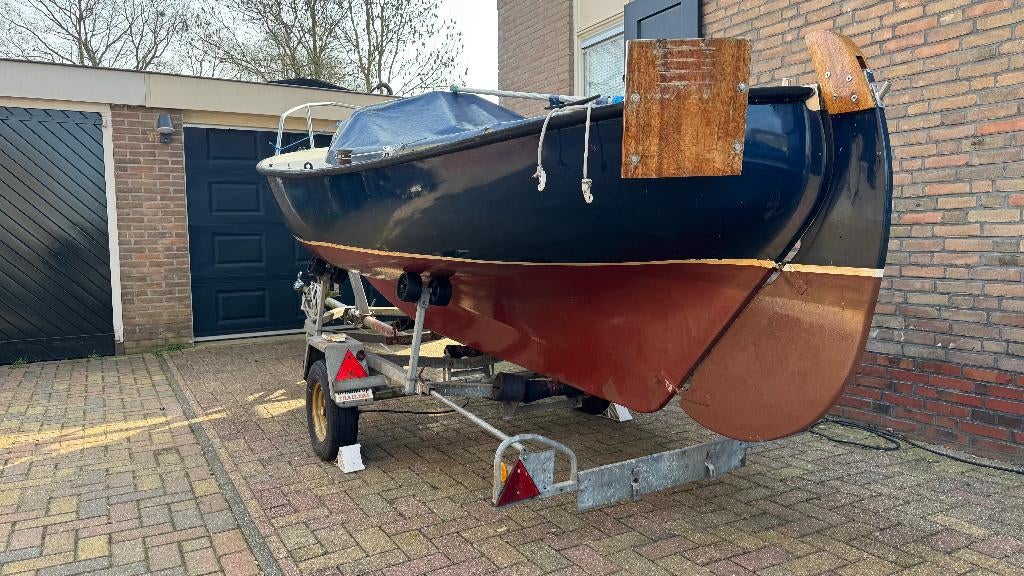 Midget 15" inclusief trailer en elektromotor en lader, Ophalen, Gebruikt, Minder dan 15 m², Overige typen