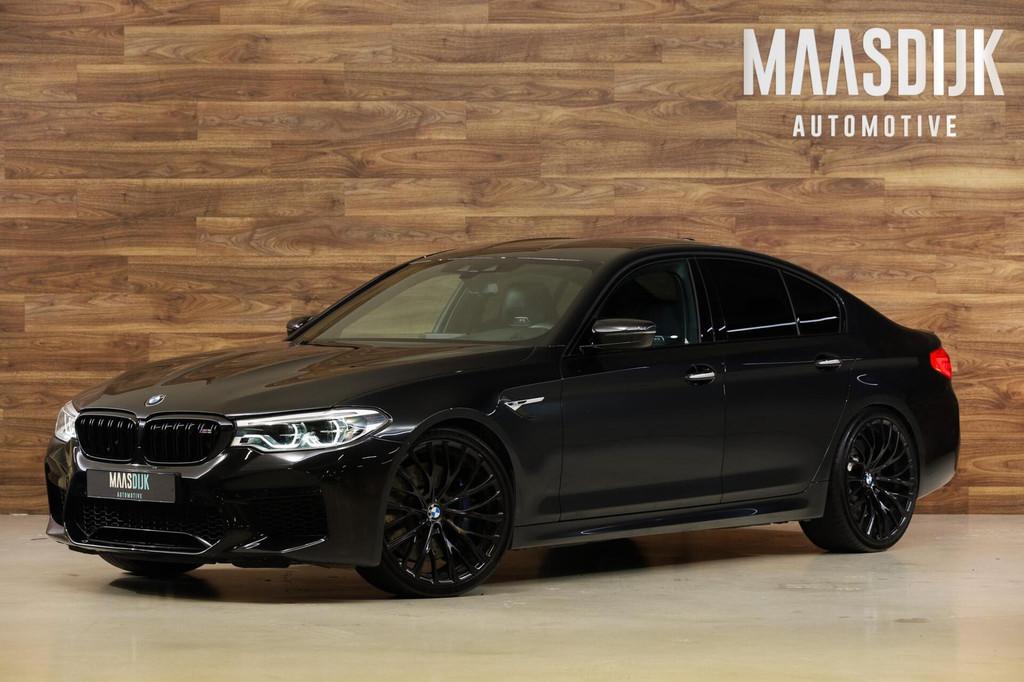 BMW 5-serie M5|Carbon|HUD|H&K|21''|Ext. Leather|Alcantara|Ca, Automaat, Gebruikt, 2000 kg, Zwart