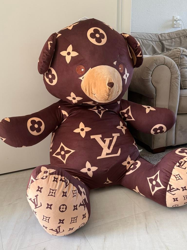 Grote Louis Vuitton Stijl Knuffelbeer, Ophalen of Verzenden, Zo goed als nieuw, Beer