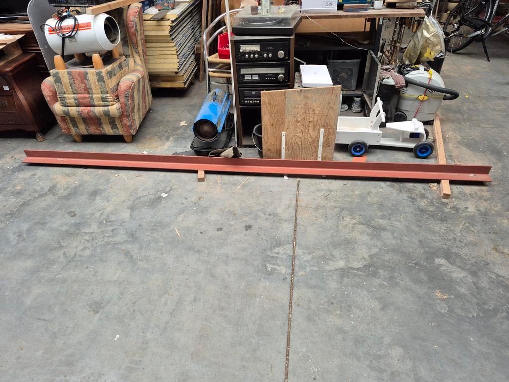 Hoekprofiel constructiestaal 80x80x8 3650mm lang, Doe-het-zelf en Verbouw, Ophalen, Nieuw