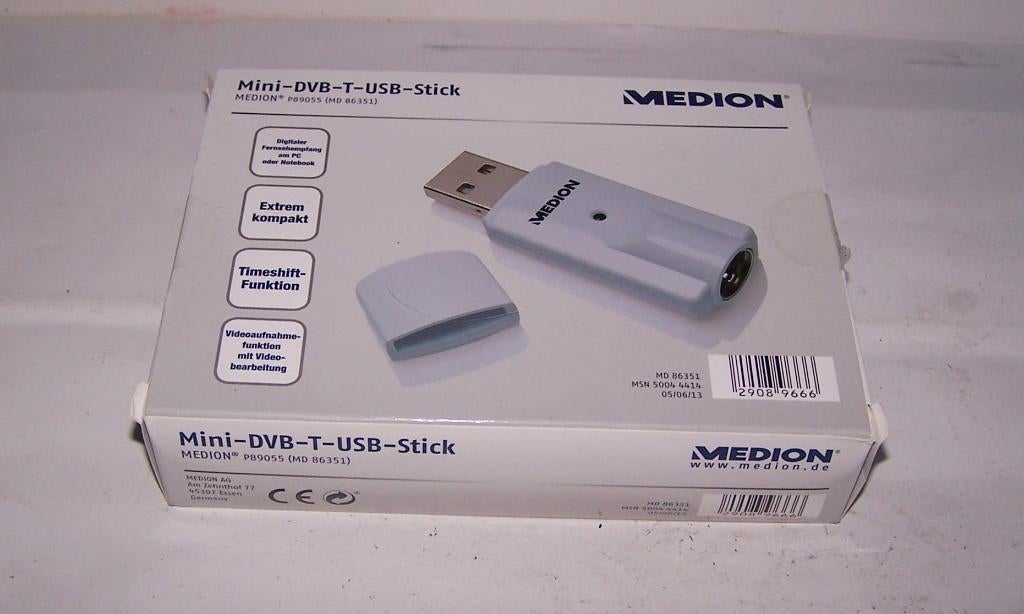 Medion Mini-DVB-T-USB-Stick. Nieuw in doos., Ophalen of Verzenden, Nieuw
