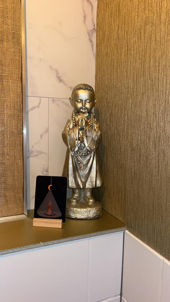 Monnik Boeddha Beeldje - Decoratief & Rustgevend, Huis en Inrichting, Woonaccessoires | Boeddhabeelden, Ophalen, Gebruikt