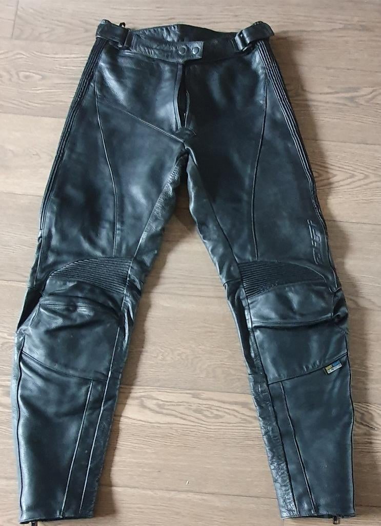 Leren dames motorbroek maat 40 - Zwart, Motoren, Broek | leer, Onbekend, Ophalen of Verzenden, Dames