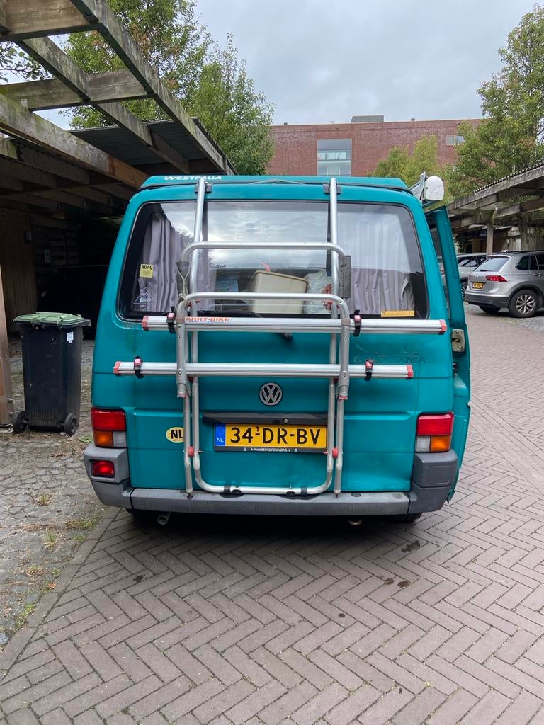 VW T4 Camper Benzine - Hefdak, Dakrails, Nieuwe APK!, Hefdak, Buscamper of Camperbus, Volkswagen, Particulier
