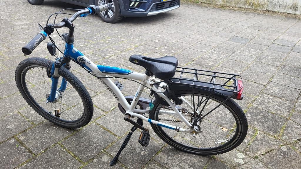 Batavus snake jongensfiets, 24 inch. blauw en wit, Ophalen of Verzenden, Gebruikt, 24 inch, Handrem