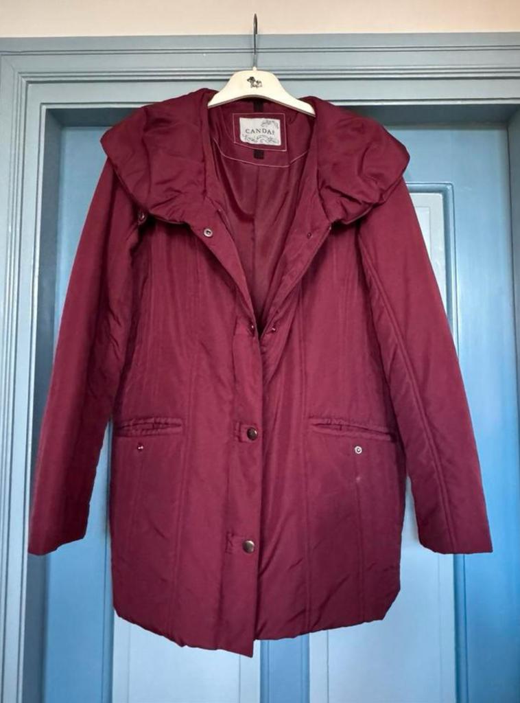 Canda winterjas maat L, Kleding | Dames, Ophalen of Verzenden, Zo goed als nieuw, Maat 42/44 (L), Rood