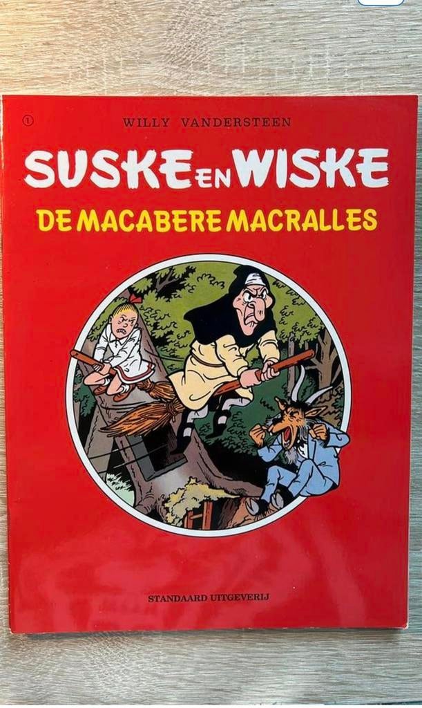Suske en Wiske - De macabere macralles, Eén stripboek, Ophalen of Verzenden, Gelezen, Willy Vandersteen