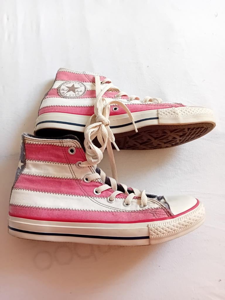 Converse All Stars - Maat 39 - Amerikaans thema, Converse, Ophalen of Verzenden, Sneakers of Gympen, Gedragen