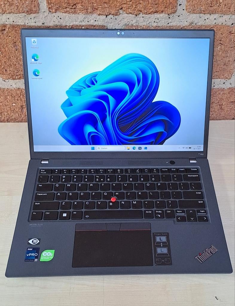 Lenovo T14S Gen 3 # i7 met Touchscreen, Computers en Software, Windows Laptops, 256 GB, Intel Core i7 12th gen, Qwerty, Lenovo .