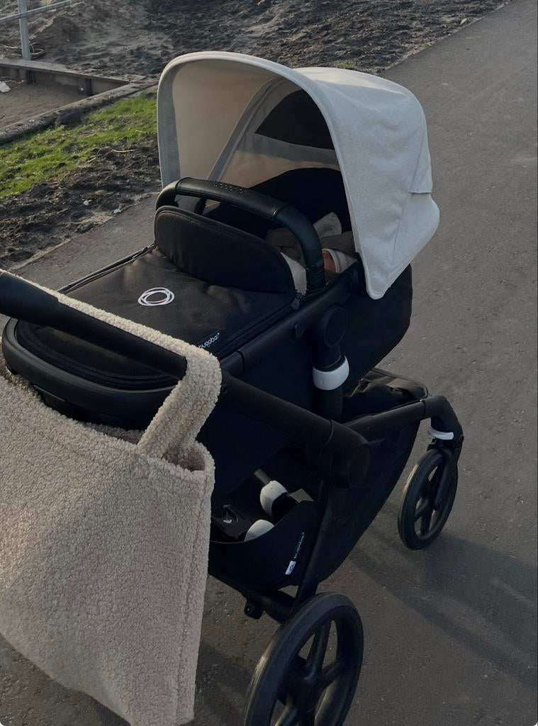Bugaboo Fox 5 kinderwagen - Misty White - compleet, Ophalen, Gebruikt, Bugaboo, Combiwagen