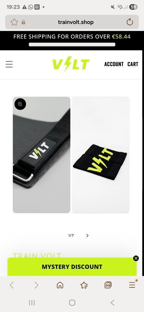 Crossfit grips Volt ultra grip, Ophalen of Verzenden, Nieuw, Overige typen