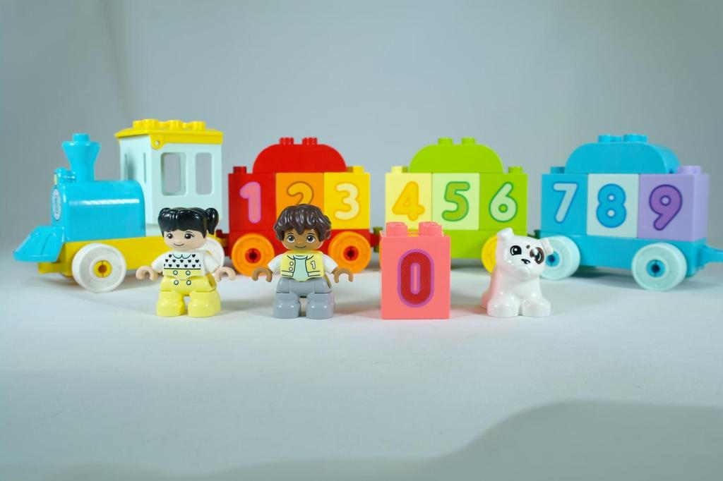 Duplo 10954 - Mijn Eerste Cijfertrein, Ophalen of Verzenden, Zo goed als nieuw, Complete set, Duplo