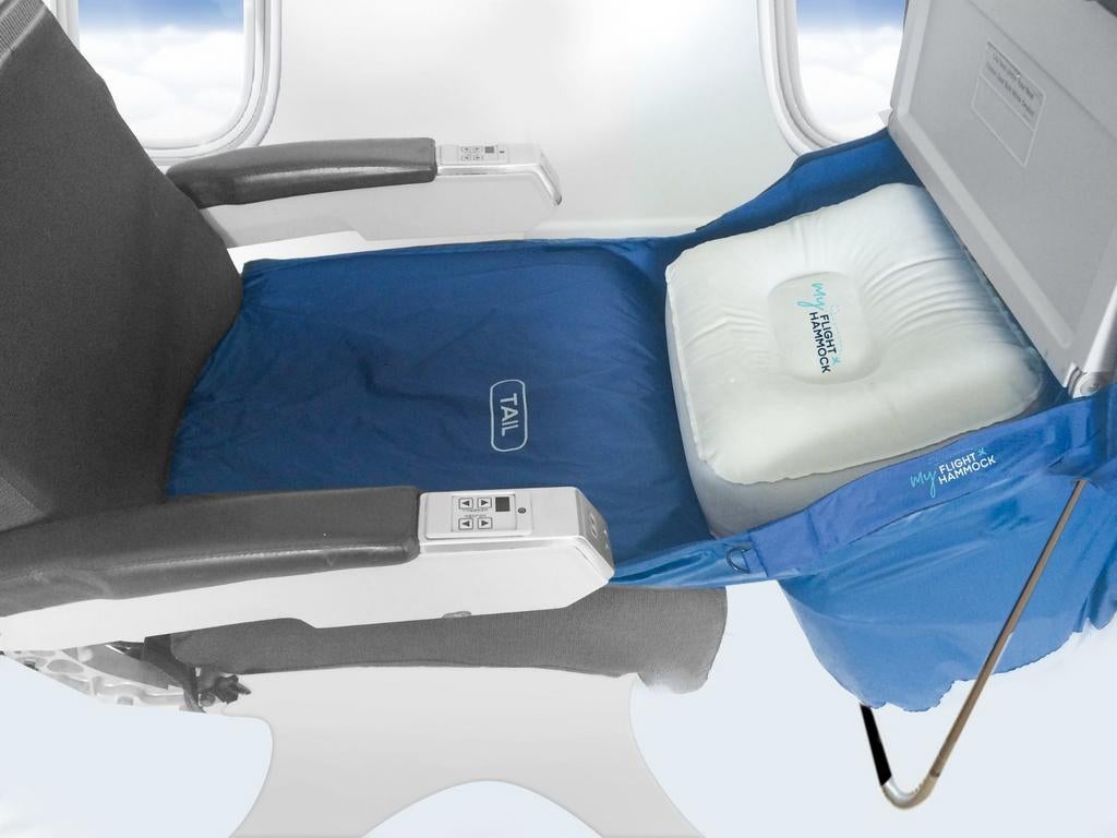 Fly legs up vliegtuig hangmatje flight hammock, Ophalen of Verzenden