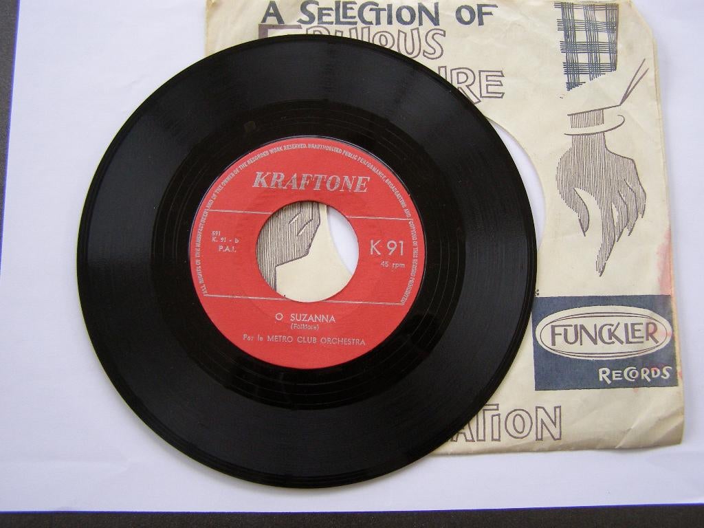 Single: Metro Club Orchestra – Swinging School / O Suzanna, Gebruikt, Overige genres, 7 inch, Single