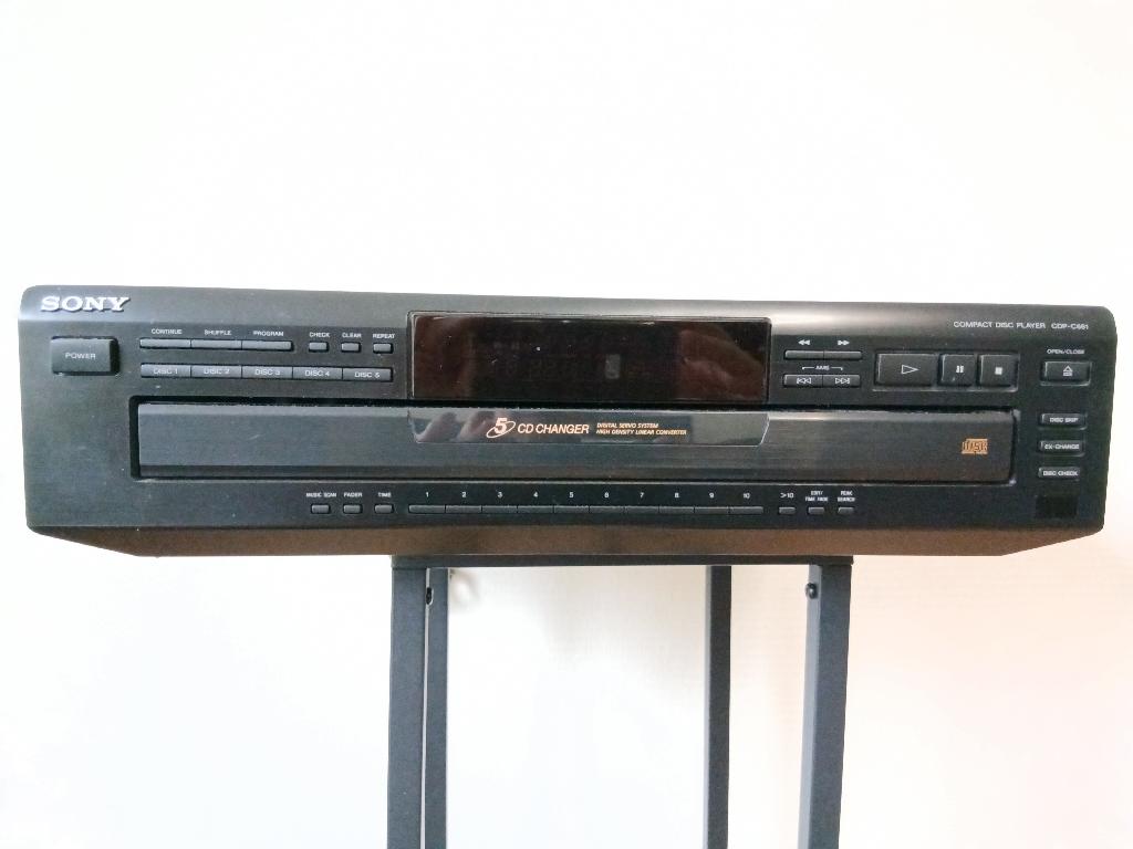 Sony CDP-C661 5-cd wisselaar. Loop sloop., Ophalen of Verzenden, Niet werkend, Sony, Wisselaar