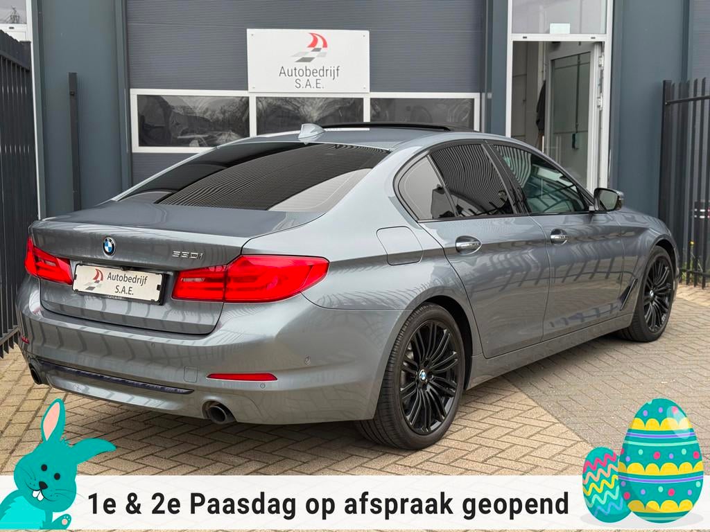 BMW 5-serie 530i High Executive MEMORY CARPLAY CAMERA LEDER, Automaat, 1998 cc, Achterwielaandrijving, Gebruikt