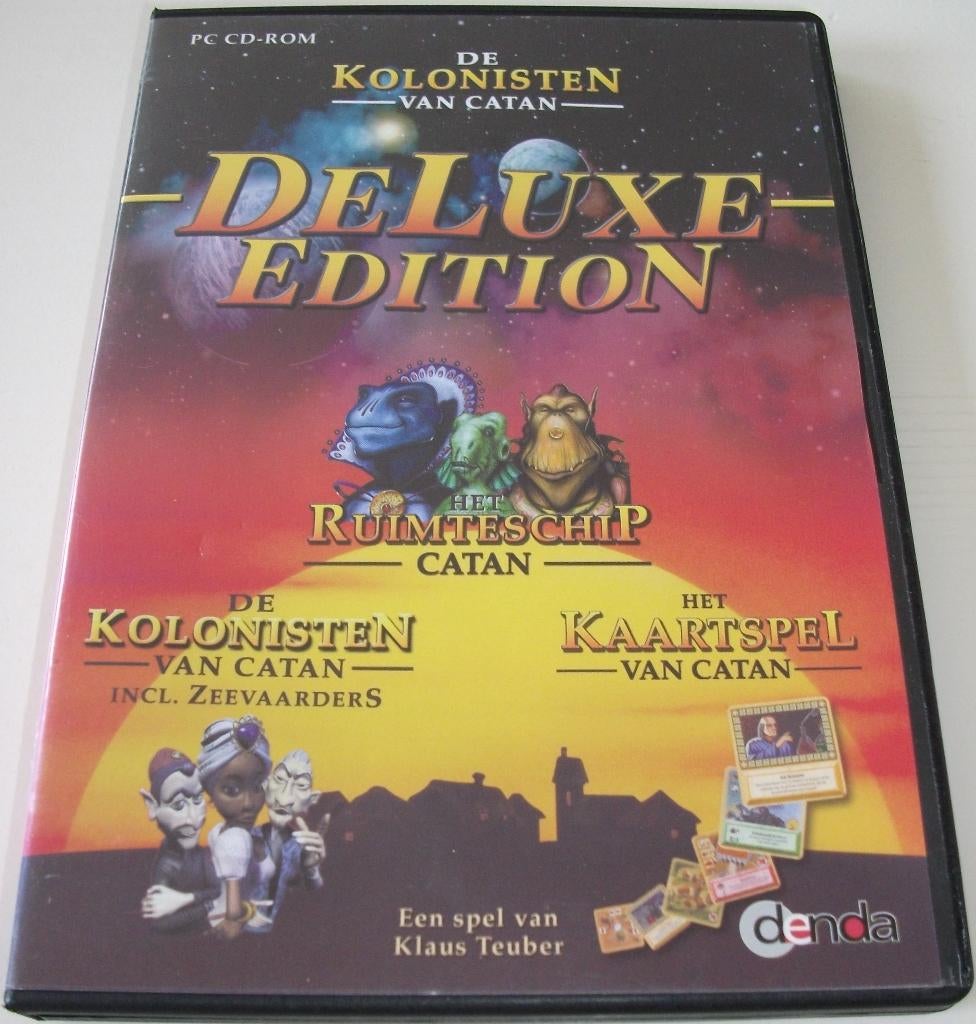 PC Game *** KOLONISTEN VAN CATAN *** Deluxe Editon, 1 speler, Ophalen of Verzenden, Zo goed als nieuw, Strategie en Constructie