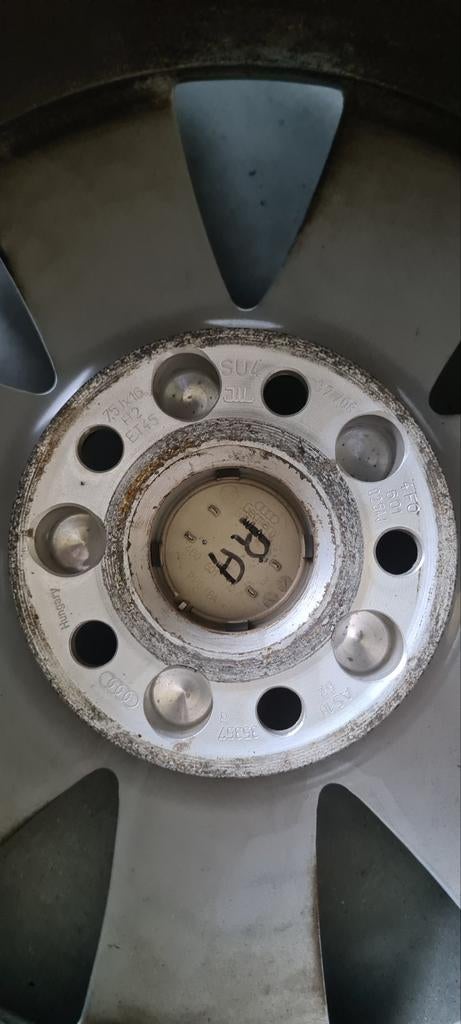 Audi velgen met banden, Auto-onderdelen, Banden en Velgen, Gebruikt, 16 inch, Banden en Velgen, Personenwagen