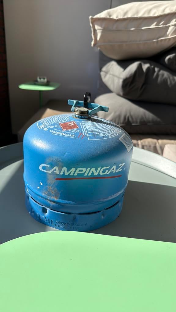 Campingaz gasfles hervulbaar  (904), Ophalen, Gebruikt