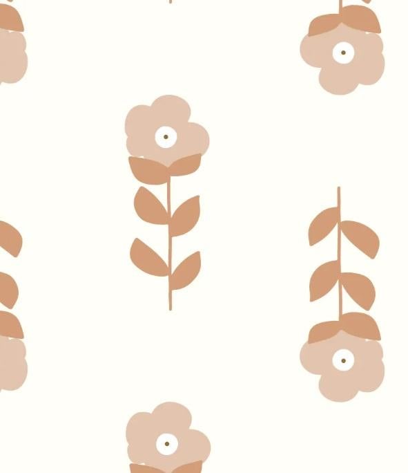 Kinderbehang Fleurtje Roze Bibelotte, Ophalen of Verzenden, Minder dan 10 m², Frankeneng 17c, 6716 AA Ede, Bibelotte