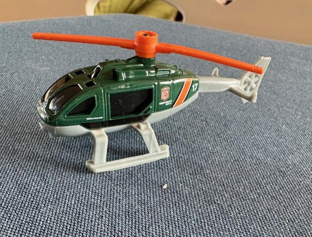 Matchbox Rescue Helicopter groen, Ophalen of Verzenden, Gebruikt, Tractor of Landbouw