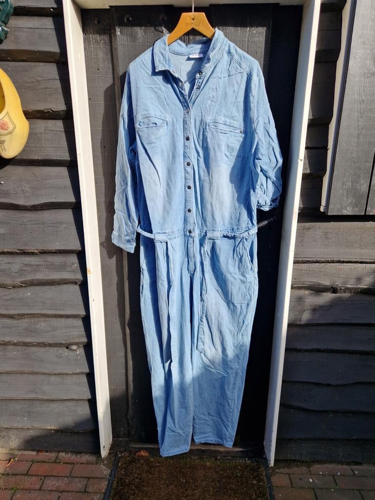 SPIJKER TUINBROEK 🌻🌻 MAAT 50/52, Ophalen of Verzenden, Zo goed als nieuw, Blauw, Broek of Spijkerbroek