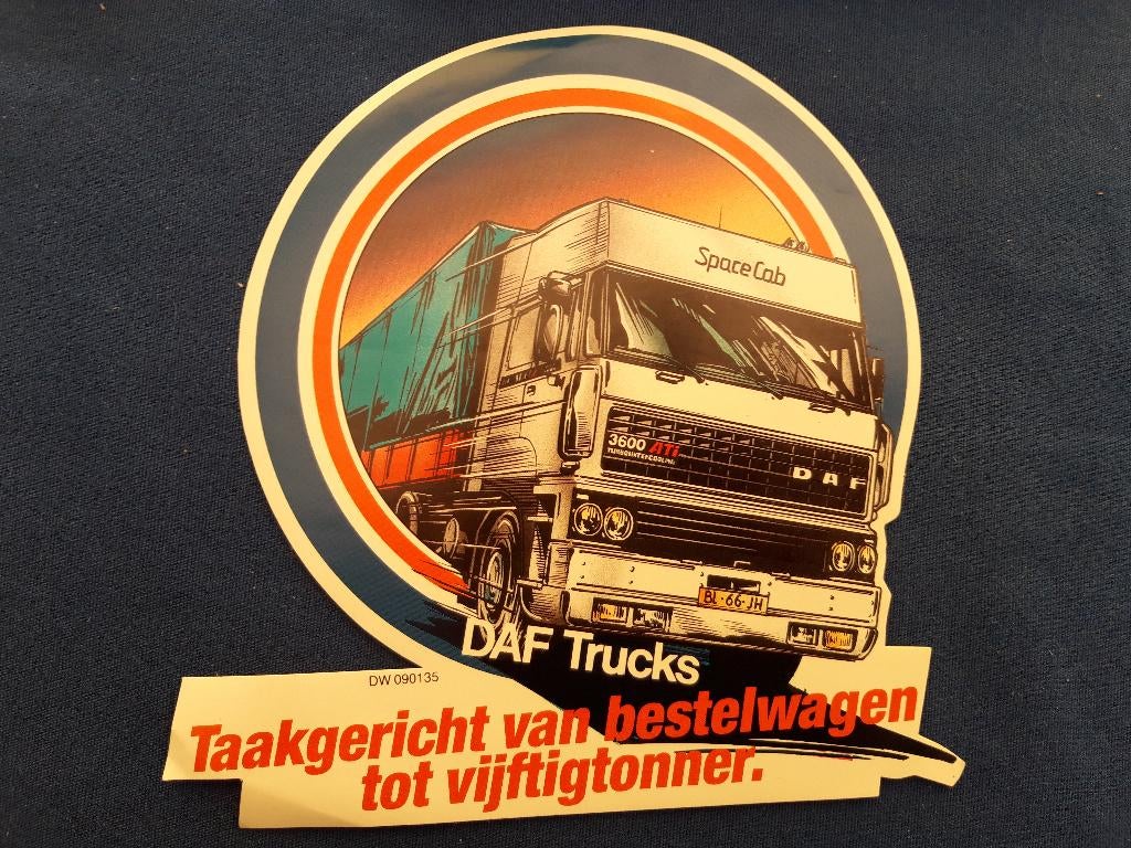 sticker DAF 3600 Ati Space Cab - taakgericht, Ophalen of Verzenden, Zo goed als nieuw, Auto's