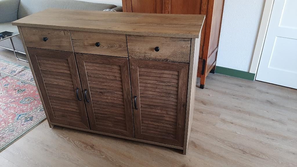 dressoir kast Jysk type Manderup, Huis en Inrichting, Ophalen, Jysk, serie Manderup, Zo goed als nieuw, 25 tot 50 cm