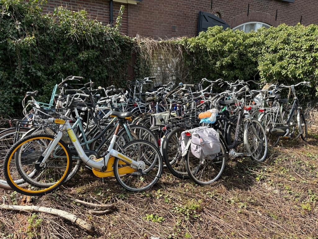 Partij fietsen 35 stuks opknap of export fietsen, Overige merken, Overige materialen, Gebruikt, Ophalen of Verzenden