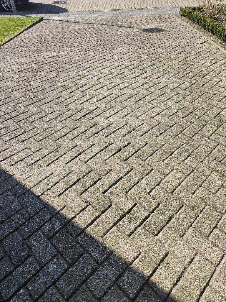 Gratis Beton klinkers grijs. 60-70 m2, Ophalen, Gebruikt, Klinkers, 10 m² of meer