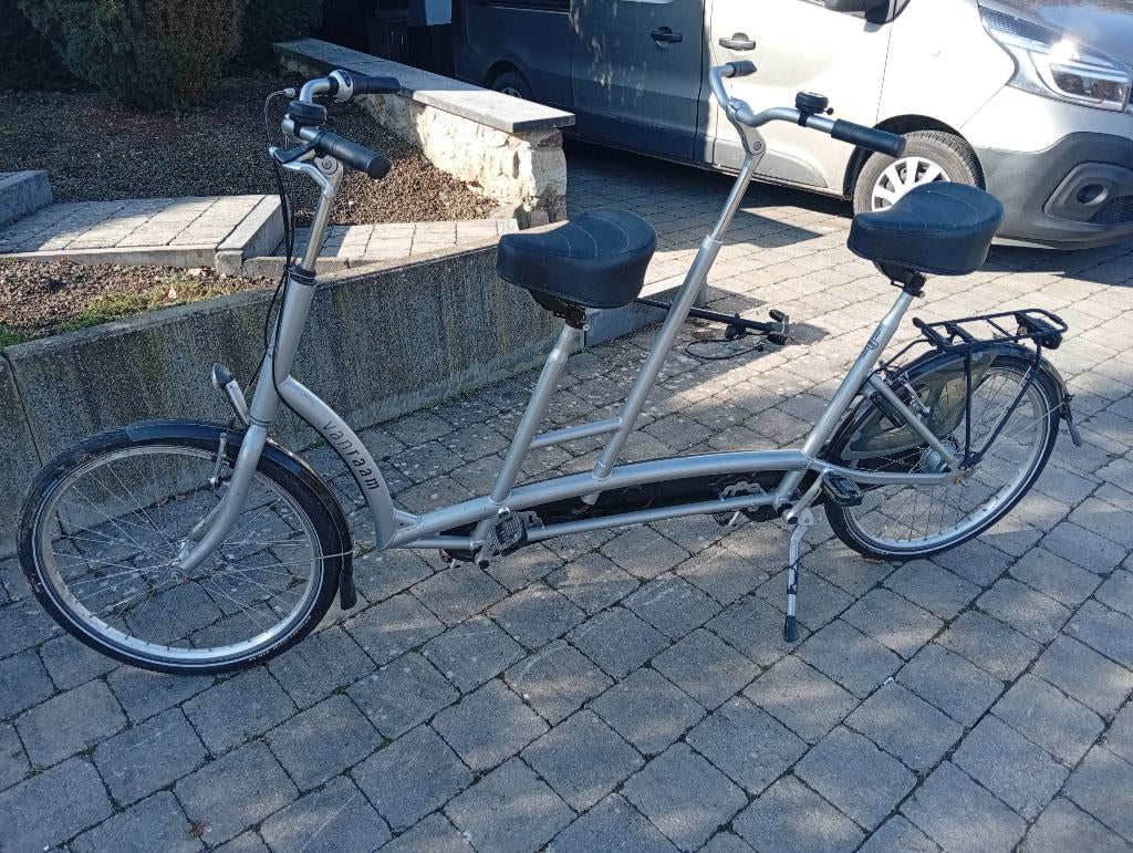 Tandem twinny van raam  zgst, Fietsen en Brommers, Fietsen | Tandems, Minder dan 10 versnellingen, Gebruikt, Minder dan 49 cm