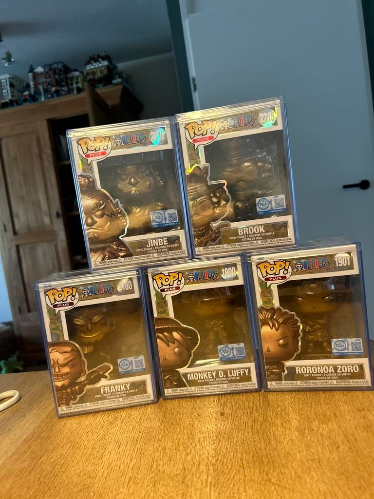 Funko pop! One Piece Limited Edition Bronze Exclusive, Ophalen of Verzenden, Zo goed als nieuw