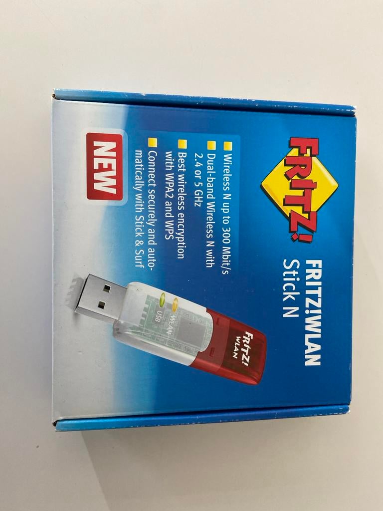FRITZ!WLAN Stick N - Draadloze USB Adapter, Verzenden, Nieuw