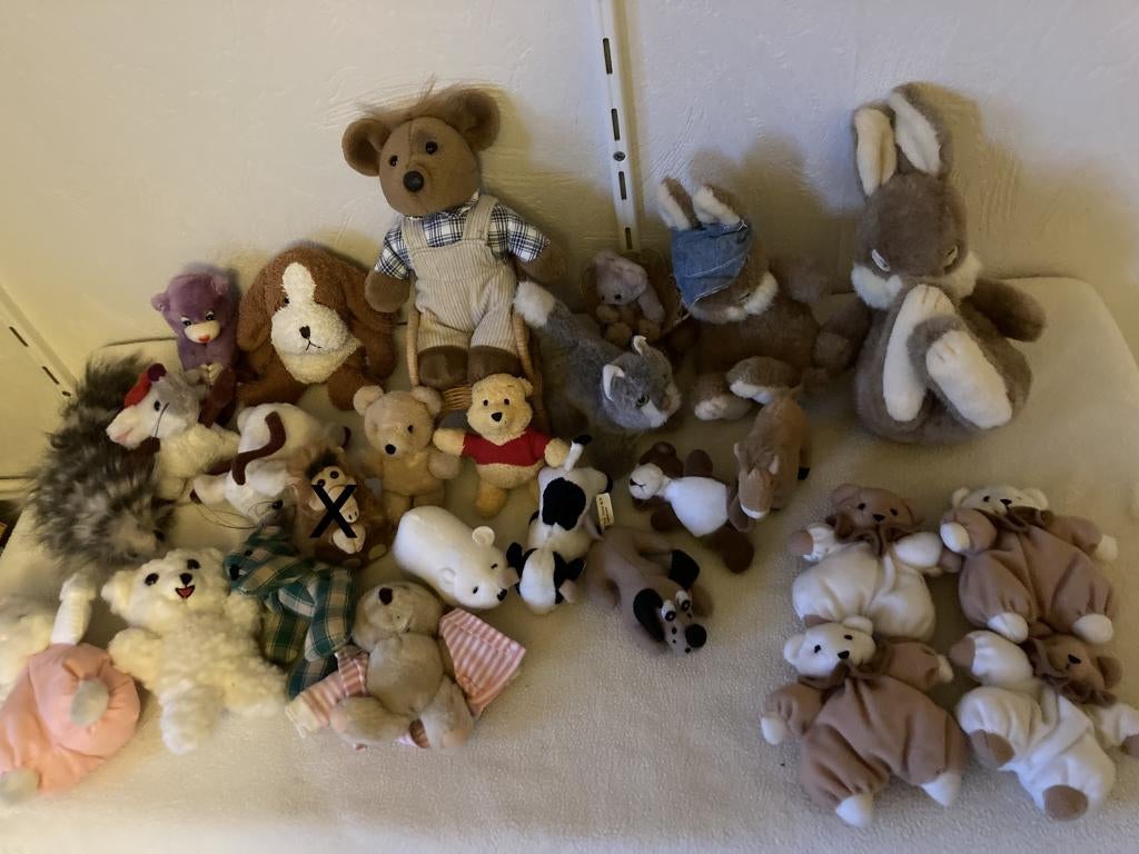 speelgoed beertjes en dieren haas muis hondje paardje, Gebruikt, Overige merken, Overige karakters, Overige typen