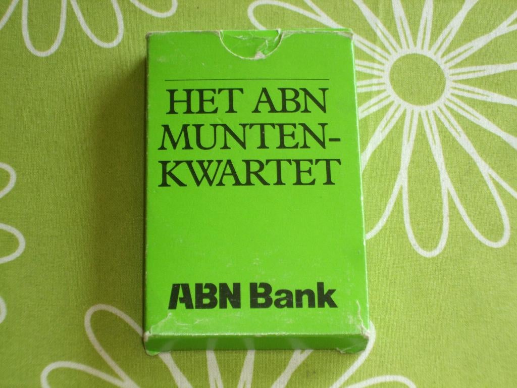 Het ABN munten kwartet - ABN Bank, Ophalen of Verzenden, Gebruikt, Kwartet(ten)