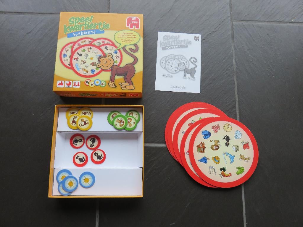 Hebbes, een spannend zoekspel, vanaf 5 jaar. Als nieuw, Hobby en Vrije tijd, Gezelschapsspellen | Overige, Zo goed als nieuw, Ophalen of Verzenden