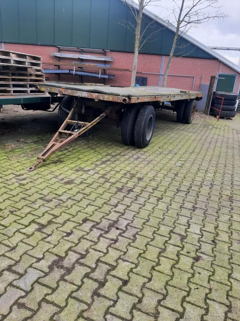 Platte wagen, Zakelijke goederen, Agrarisch | Werktuigen, Ophalen of Verzenden, Transport